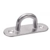 Pontet sur platine oblong Acton embouti et soudé A2 -Promos Poignée de Porte Magasin AFD 100313