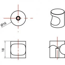 Bouton gamme JADE -Promos Poignée de Porte Magasin AFD 10474