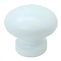 Bouton bombé en bois laqué