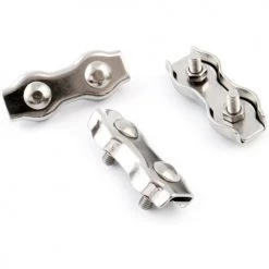 Serre-câbles plat à 2 boulons Chaubyere acier zingué