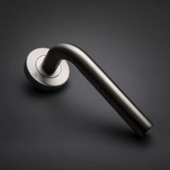 Béquille double sur rosace inox Héraclès Jade 1194 -Promos Poignée de Porte Magasin AFD 119875