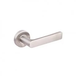 Béquille double massive sur rosace inox Héraclès Jade 4005 -Promos Poignée de Porte Magasin AFD 121014