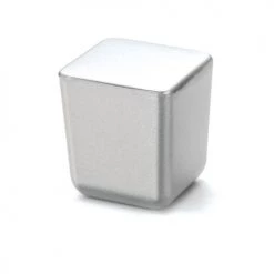 Bouton mini 15X15 H24 chromé brillant