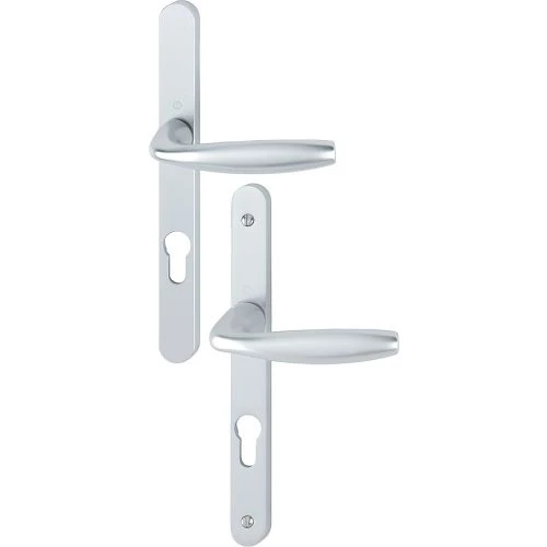 Ensemble sur plaques aluminium Hoppe New York plaques étroites EA70 2 Ensemble sur plaques aluminium Hoppe New York plaques étroites EA70