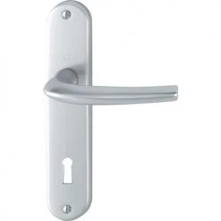 Ensemble sur plaques aluminium Hoppe San Diego grandes plaques