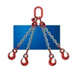 Élingue chaine 4 brins Comunello crochet auto acier 10 mm