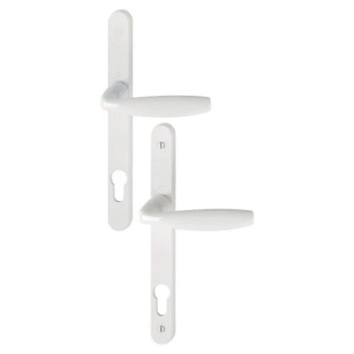 Ensemble sur plaques aluminium Hoppe New York plaques étroites EA92 3 Ensemble sur plaques aluminium Hoppe New York plaques étroites EA92