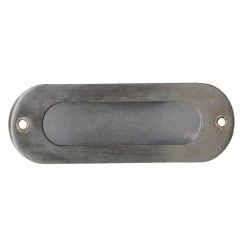 Poignée cuvette inox ovale