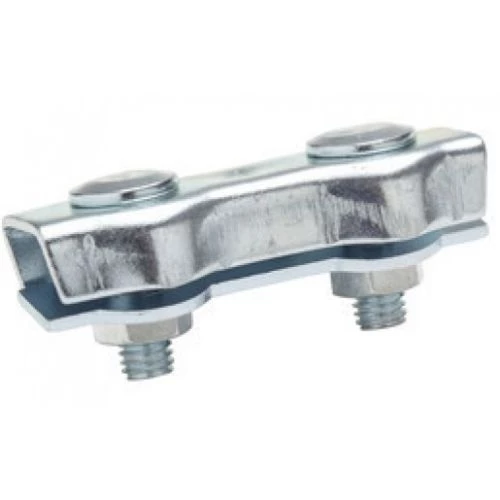 Serre-câble plat 2 boulons acier zingué Chaubeyre 3 Serre-câble plat 2 boulons acier zingué Chaubeyre