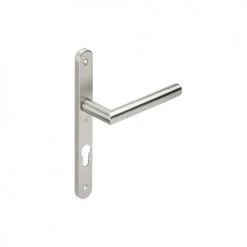 Ensemble sur plaque étroite inox Héraclès Jade 1394 -Promos Poignée de Porte Magasin AFD 175946