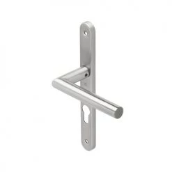 Ensemble sur plaque étroite inox Héraclès Jade 1394 -Promos Poignée de Porte Magasin AFD 175947