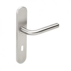 Ensemble sur plaque inox Héraclès Jade 1194 -Promos Poignée de Porte Magasin AFD 175994