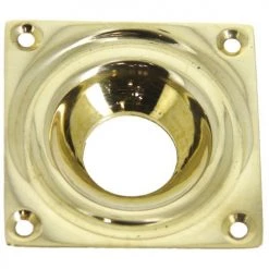 Entrée cuvette trou laiton poli