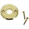 Rosace ronde de béquille laiton poli