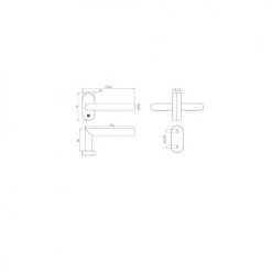 Béquille double sur rosace étroite inox Héraclès Jade 1394 10 Béquille double sur rosace étroite inox Héraclès Jade 1394 -Promos Poignée de Porte Magasin AFD 45230