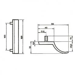 Poignée palière Vachette V541
