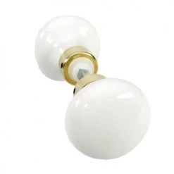 Bouton double porcelaine ROND 56