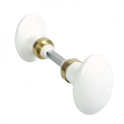 Bouton double porcelaine OVAL