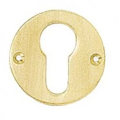 Entrée de clé laiton poli